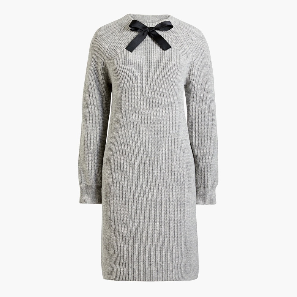 JCrew Mercantile bow sweater dress